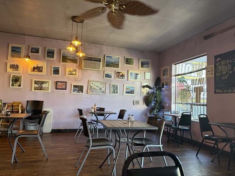 Kauai Family Restaurant interior